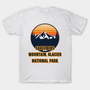 Eagle Ribs Mountain, Glacier National Park T-Shirt